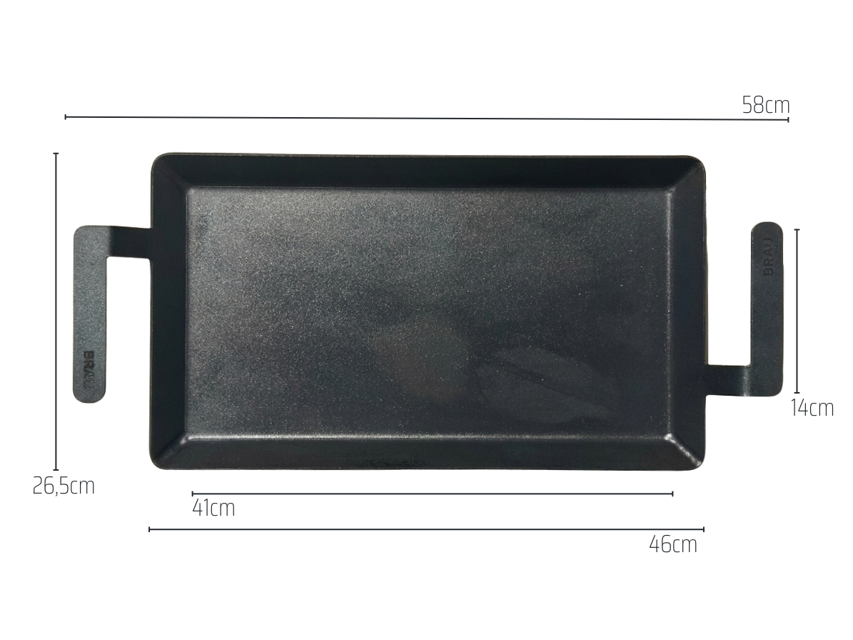 Plancha de Acero al Carbono para Smash Burgers