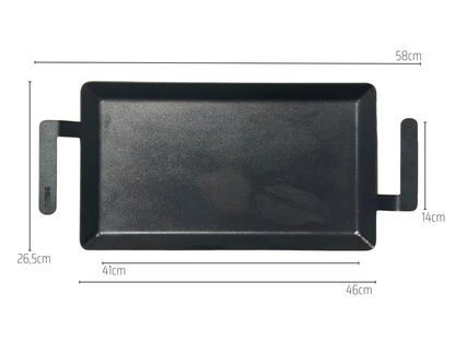 Plancha de Acero al Carbono para Smash Burgers