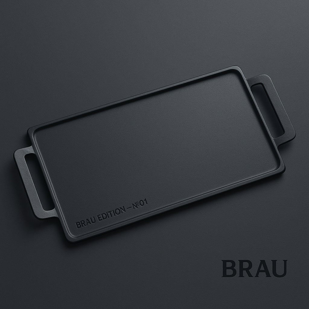 Plancha BRAU – Acero al carbono forjado