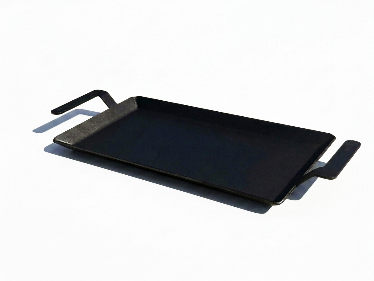 Plancha de Acero al Carbono para Smash Burgers
